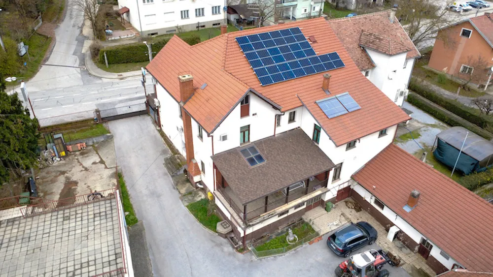 Solarna elektrana na krovu obiteljske kuće, Donja Zelina